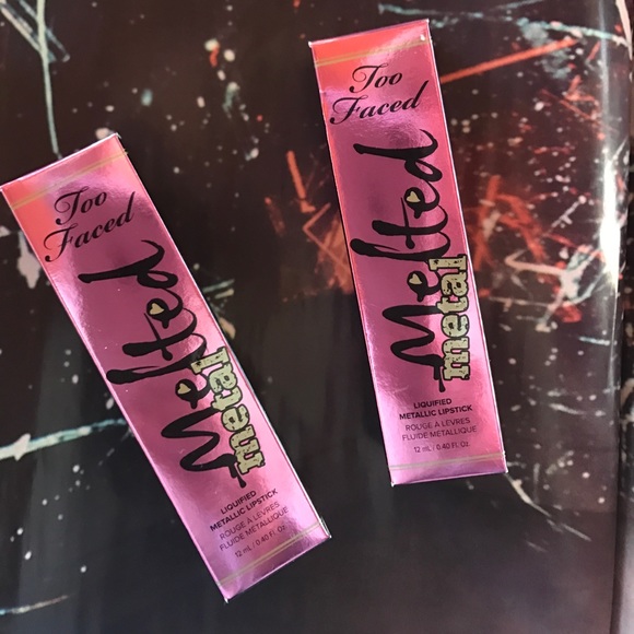 Too Faced Other - NEW,, Too Faced Melted Metal lipstick .40 to oz