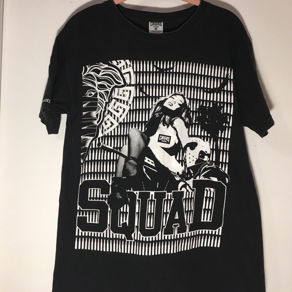 CROOKS AND CASTLES SQUAD GIRL T SHIRT