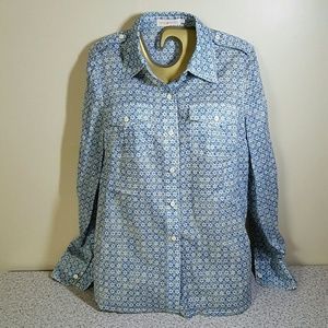 Tory Burch long sleeved button down shirt