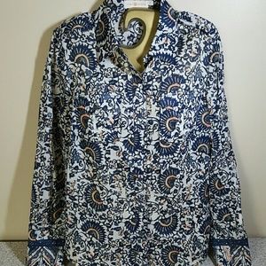 Tory Burch long sleeved button down shirt