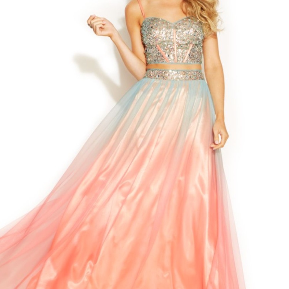 Two Piece Prom Dress