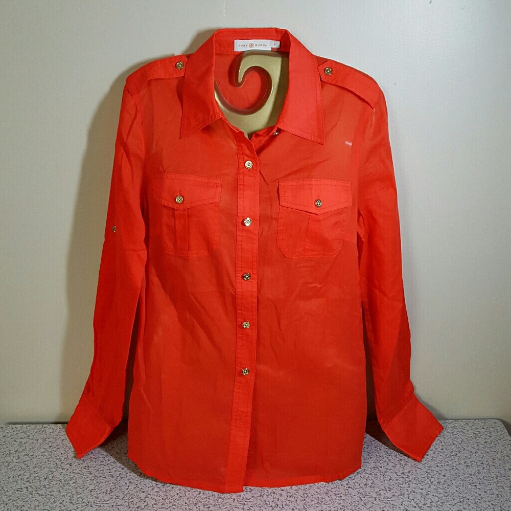 Tory Burch long sleeved blouse