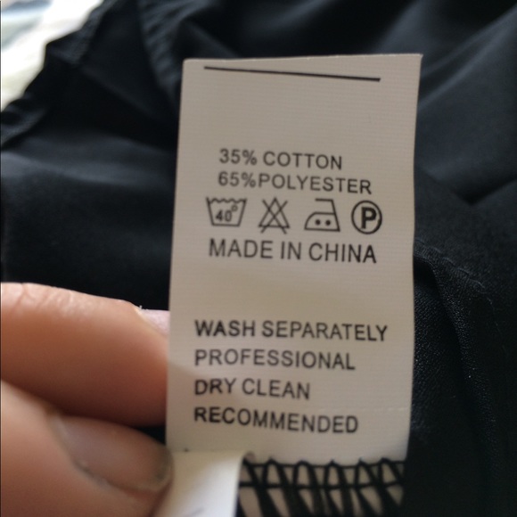 Black open back shirt - Picture 4 of 4