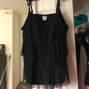 Flattering swim top!