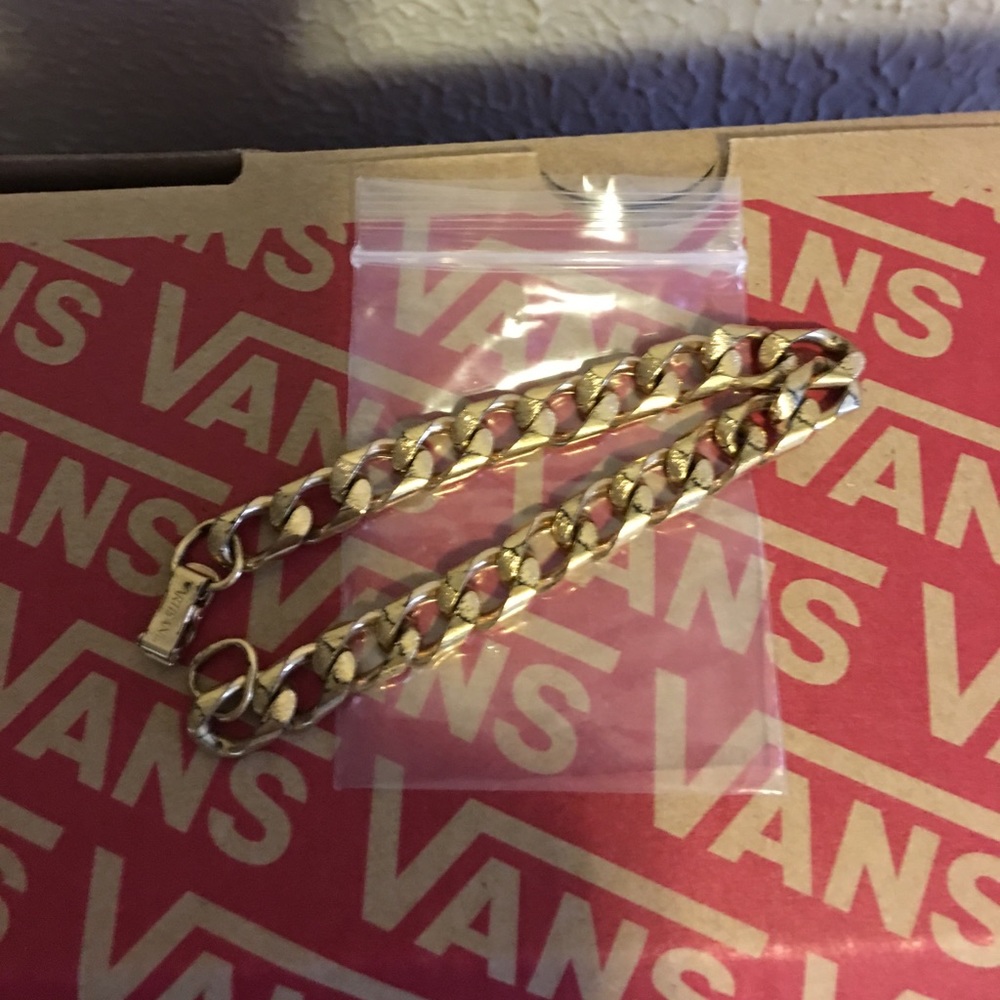Gold men's bracelet
