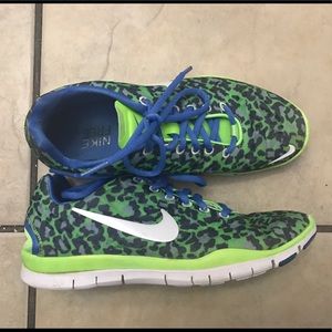 Nike Free Run leopard print