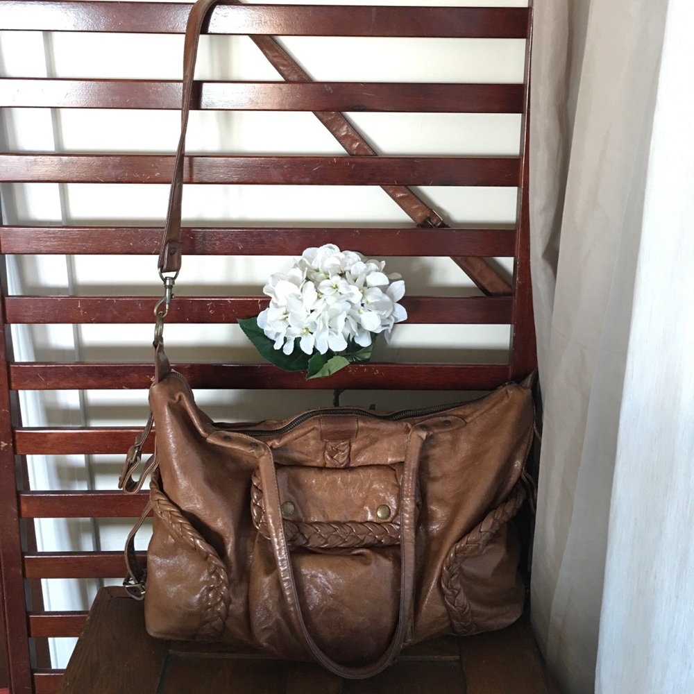 Not Rational leather diaper bag/purse