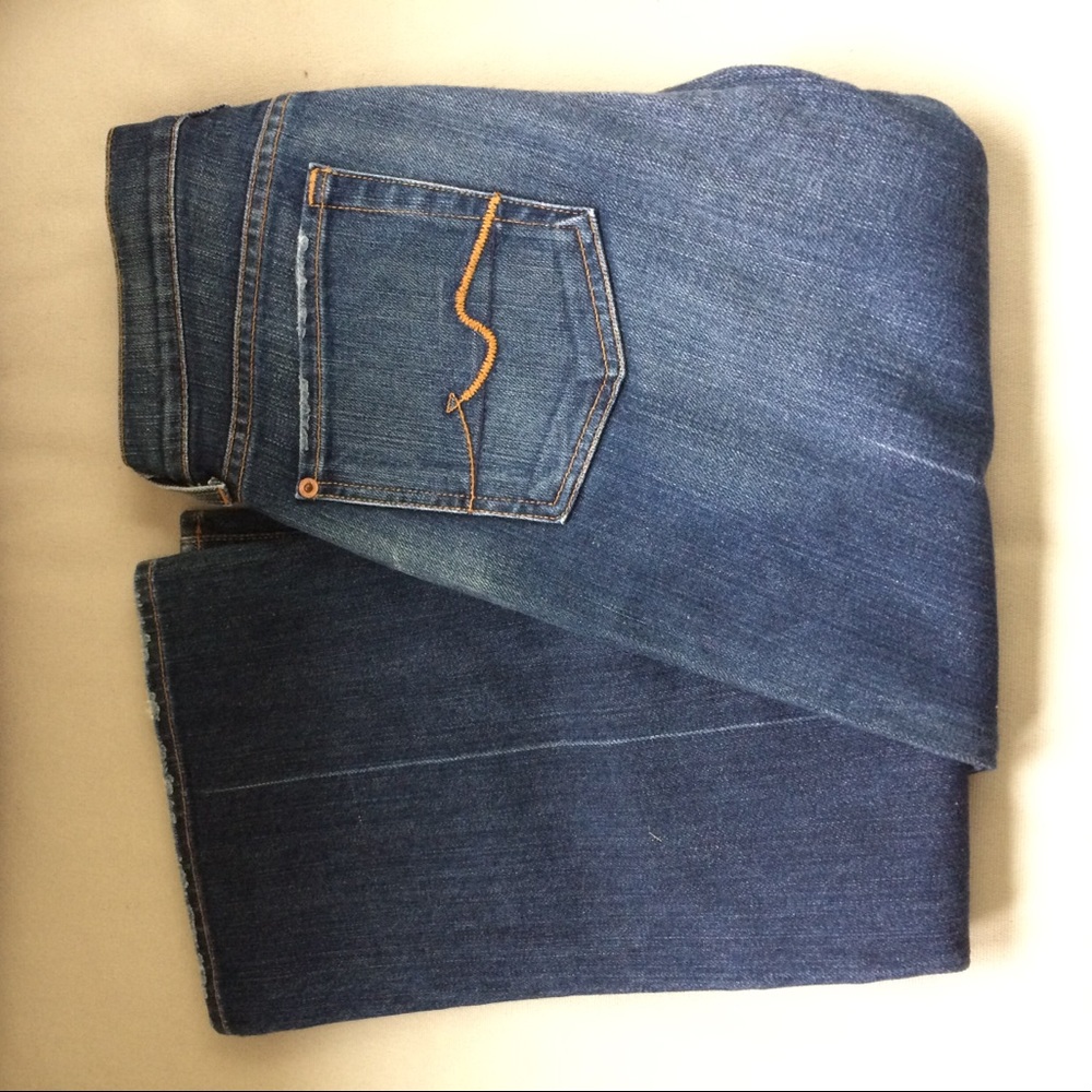 7 for all mankind jeans LONG size 27