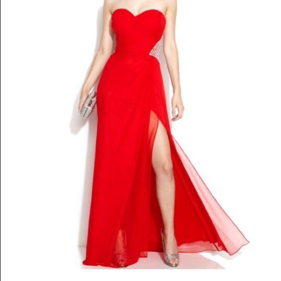 Red Prom Dress - Picture 1 of 3