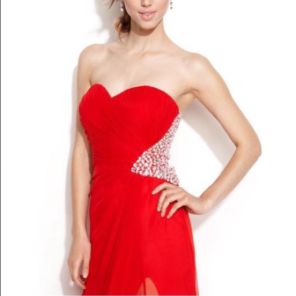 Red Prom Dress - Picture 2 of 3
