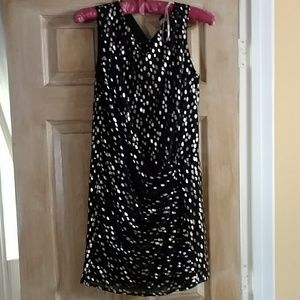 Black and gold dress