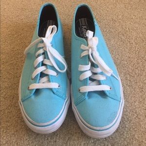 Women's light blue Keds