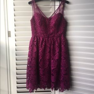 Adrianna Papell Plum Dress