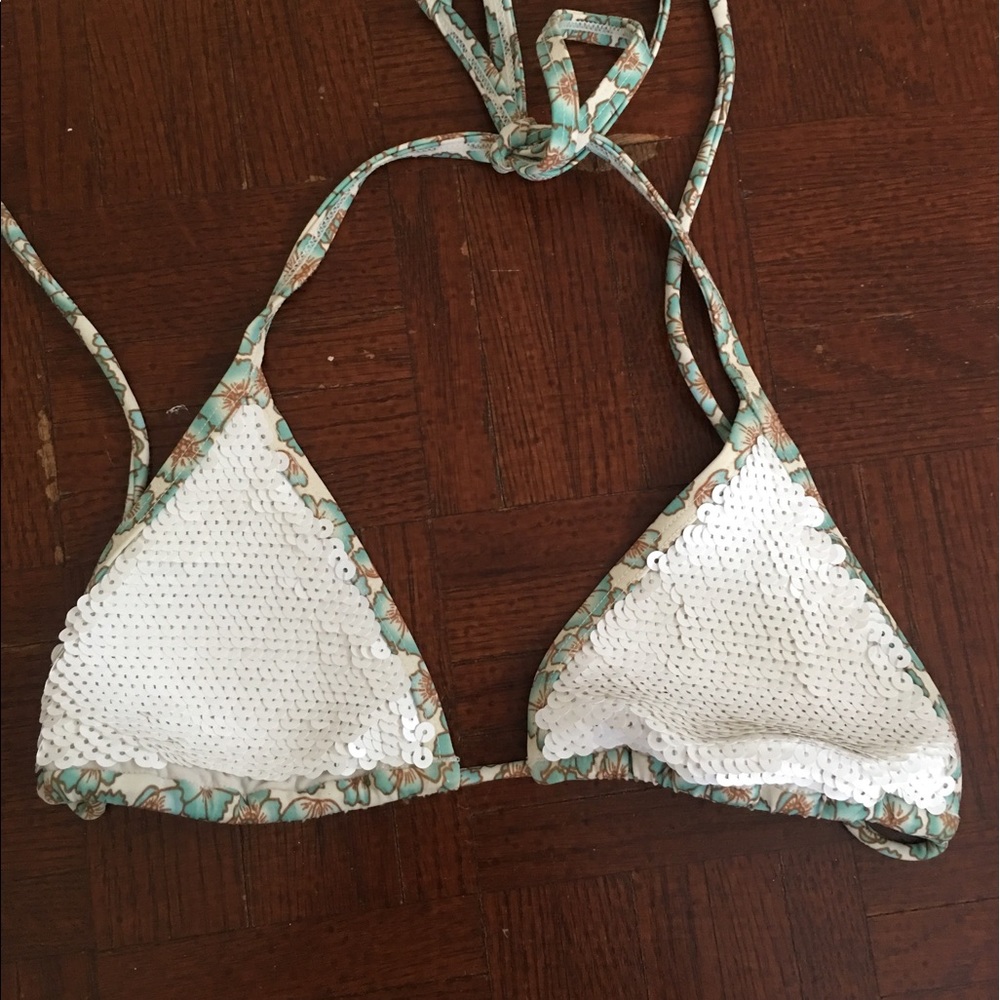 Victoria secret sequin  triangle top