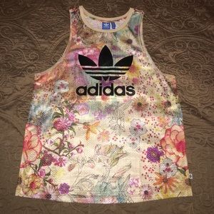 Floral Adidas Top