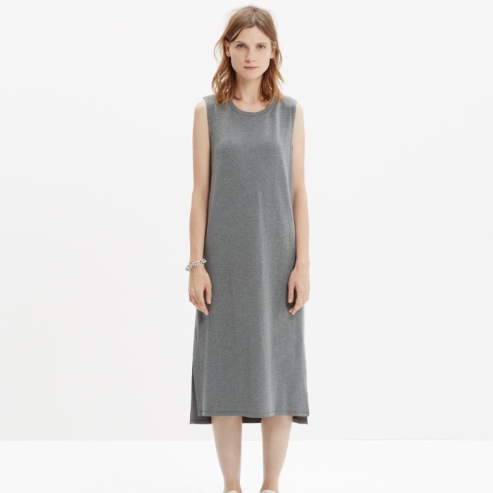 Madewell sleeveless tee dress