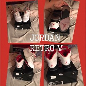❤️🖤Jordan Retro V🖤❤️