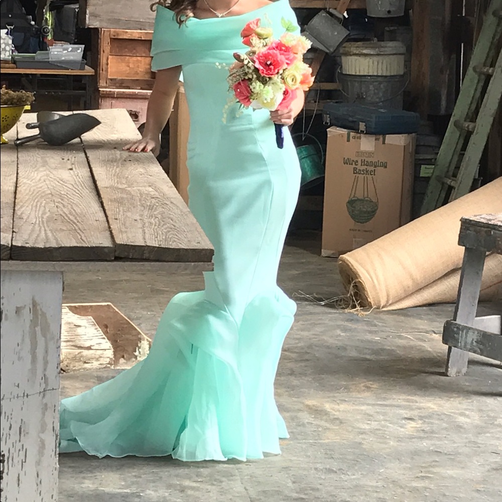 M&M couture formal dress