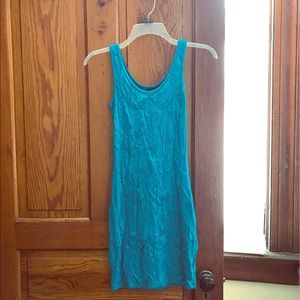 Aqua blue bodycon dress