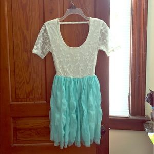 Boho tulle dress