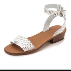 MADEWELL ANKLE STRAP FLAT SANDAL SZ 9