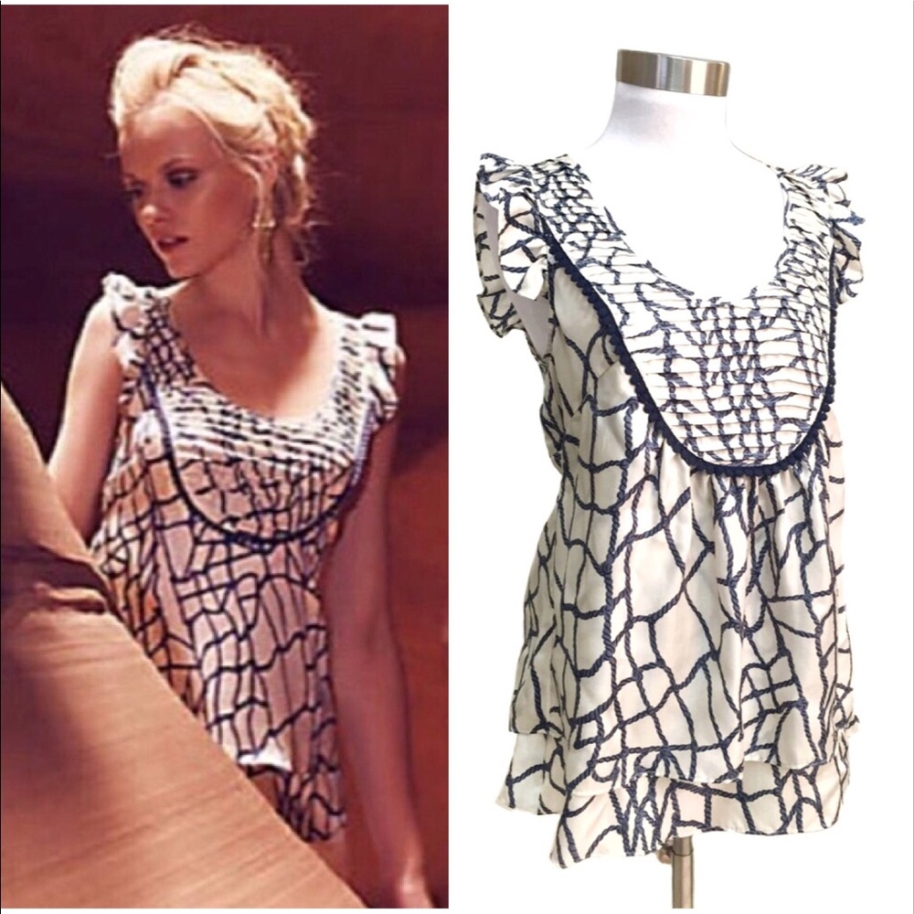 Anthropologie Silk Blouse