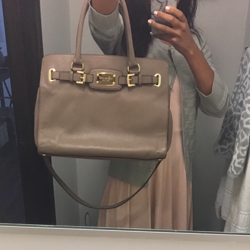 Large  Michael Kors leather satchel
