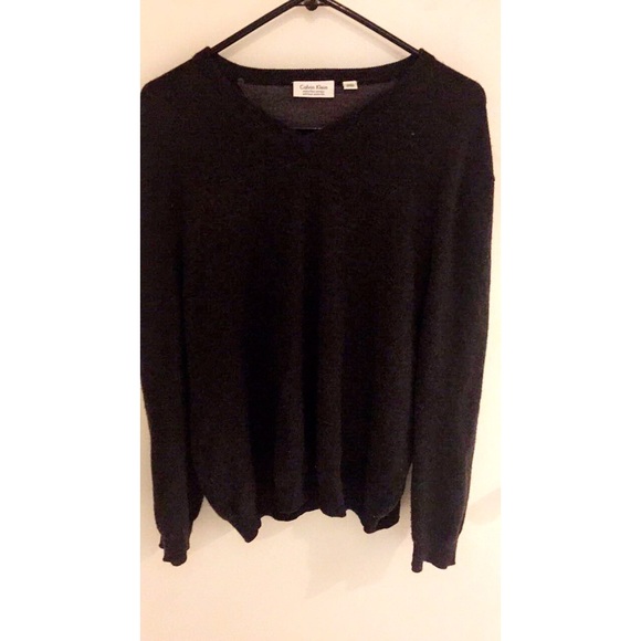 Men's Calvin Klein V-Neck Sweater - Picture 1 of 3