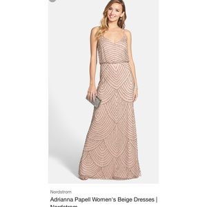 Adrianna Papell Blouson Sequin dress