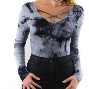 Tie dye bodysuit