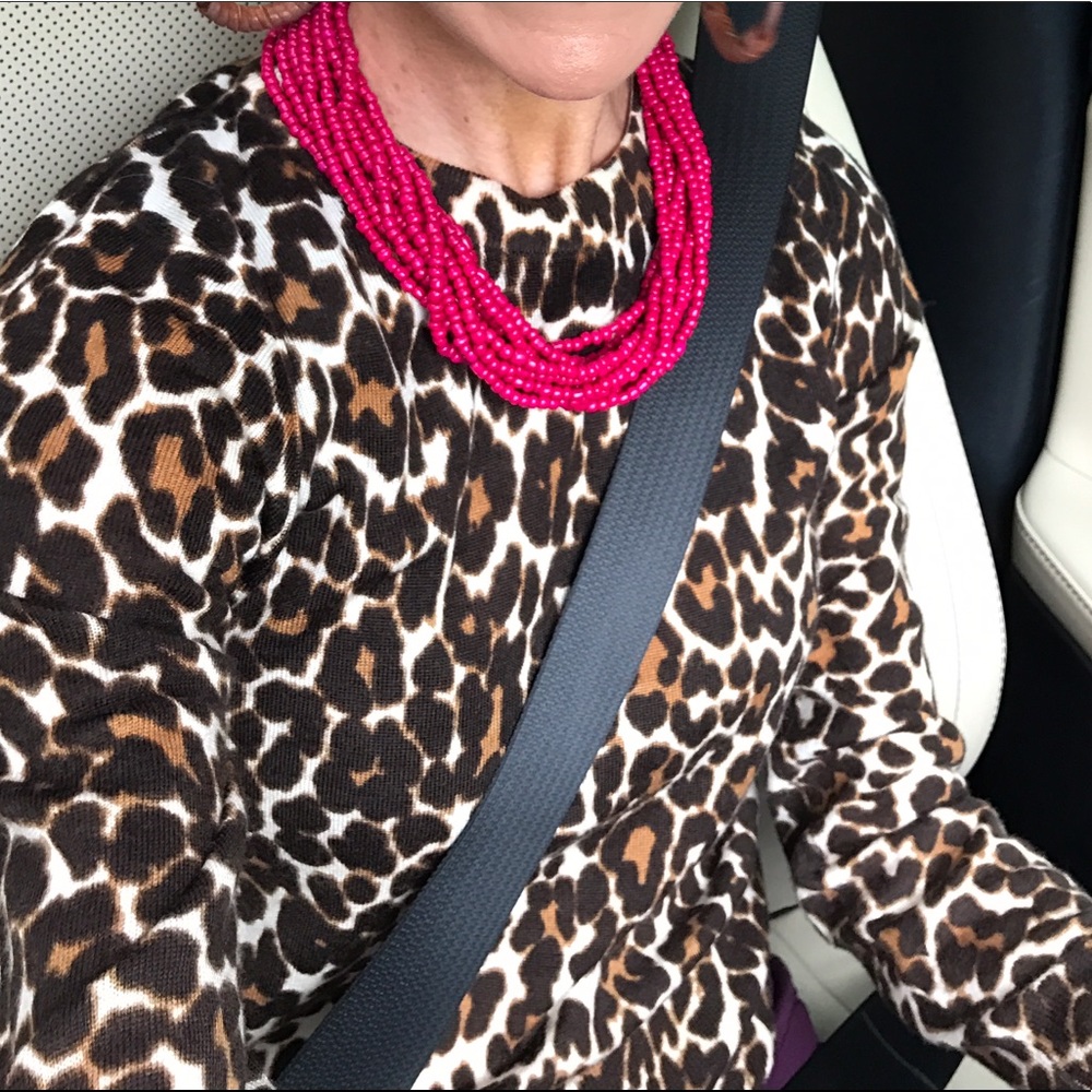 Soft Leopard Print Sweater by J. Crew Crew Cuts