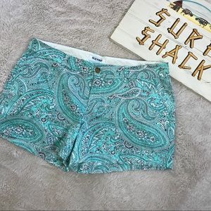 Old navy women's size 14 paisley printed shorts