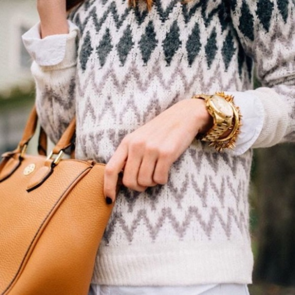 LOFT Fair Isle Nordic Sweater