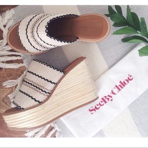 See by Chloe Woven Wedge  *RARE*