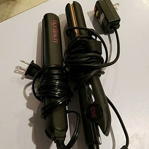 2 flat irons...