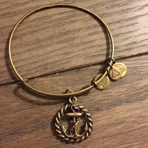 Alex and Ani Anchor Bracelet Gold