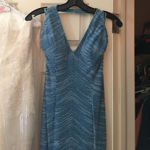 Cache Halter double slit evening dress