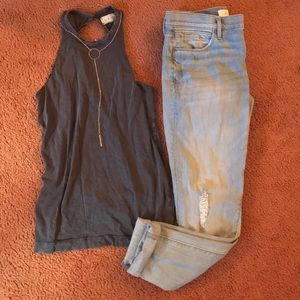 Lou & Grey Slouchy Skinny Jeans