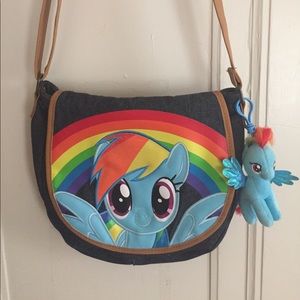 Loungefly My Little Pony Rainbow Dash purse