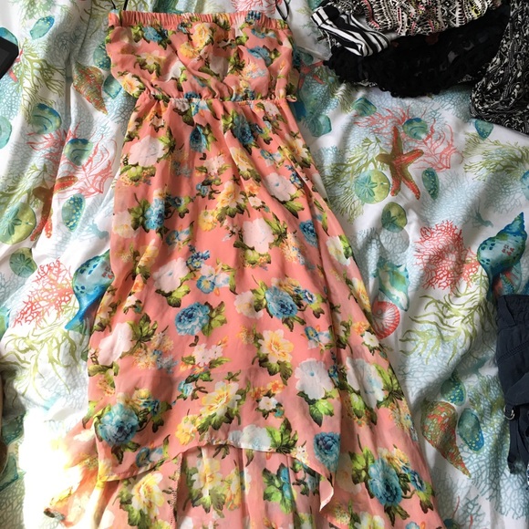 High low strapless forever 21 dress... worn once - Picture 1 of 3