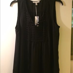 Pale Sky embroidered maternity blouse