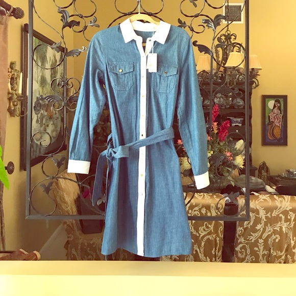 Tory Burch Dresses & Skirts - Tory Burch jean dress NWT