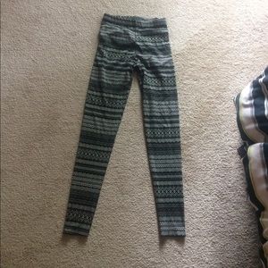 Aztec designed leggings