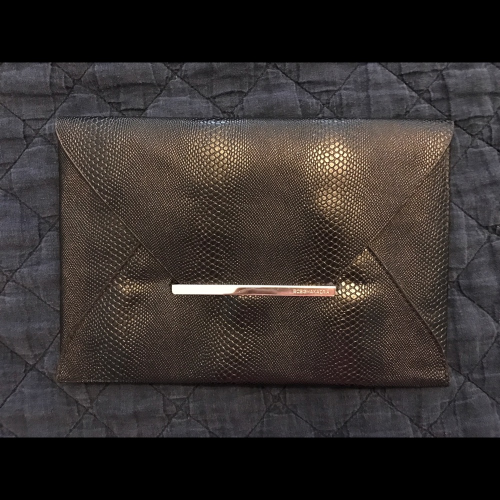 BCBG envelope clutch