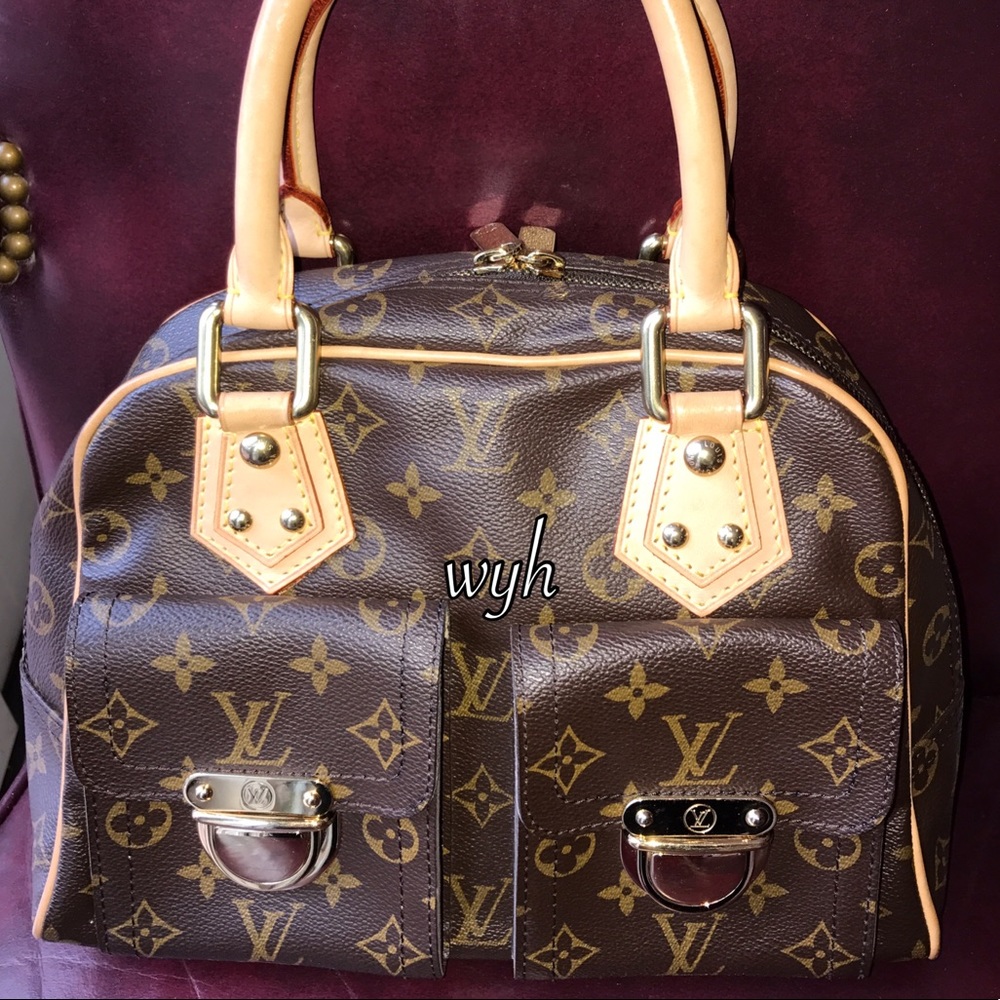 Authentic Louis Vuitton Manhattan PM Handbag
