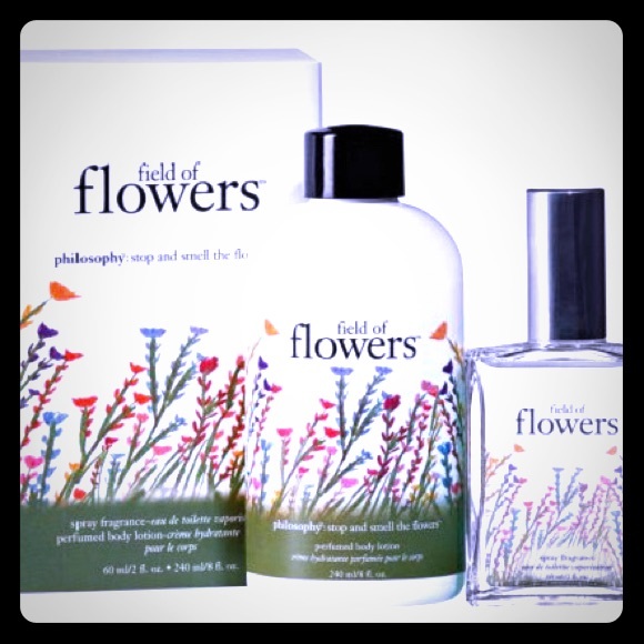 Philosophy Field of Flowers Philosophy Lotion Perfume Set New from