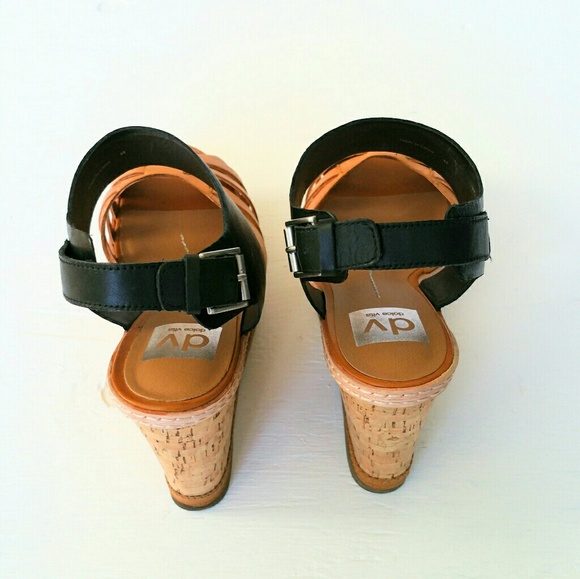 Dolce vita color block cork wedges - Picture 3 of 5