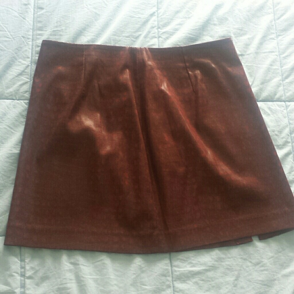 Snakeskin skirt