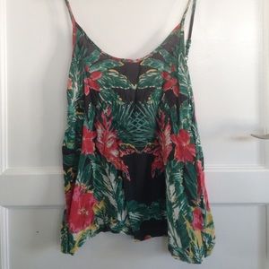 Rip curl island floral tank