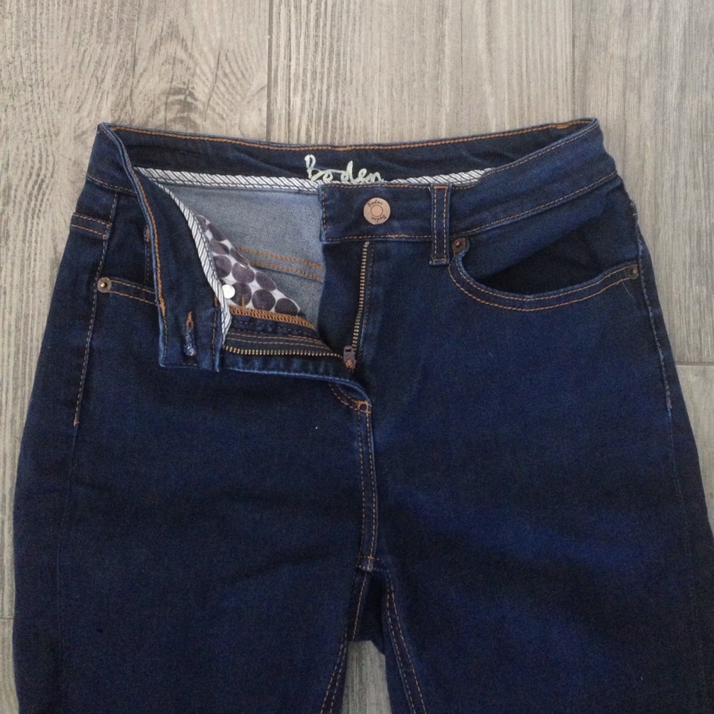 Boden dark wash skinny jeans